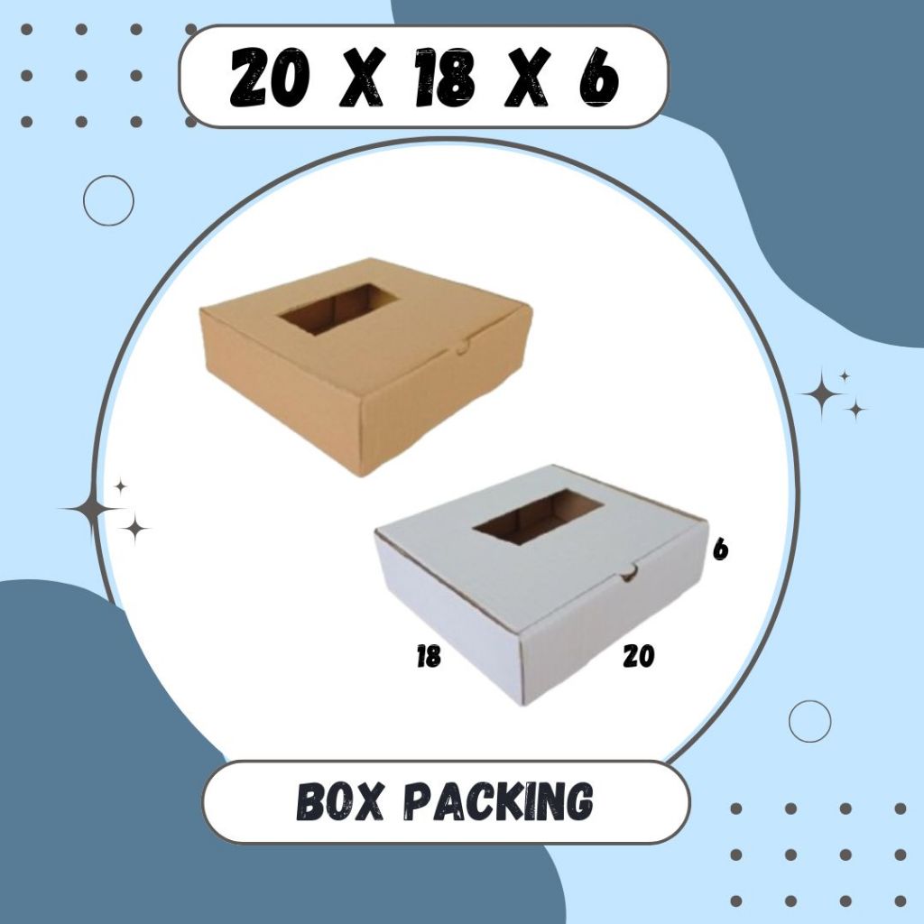 

Kardus 20x18x6 LD Box Dus Packing Kotak Kemasan Karton Souvenir Hampers Minyak Wangi Kosmetik