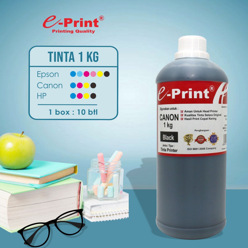 Tinta Printer CANON e-Print Reguler 1Kg ( 1 WARNA ) / Tinta Canon e Print