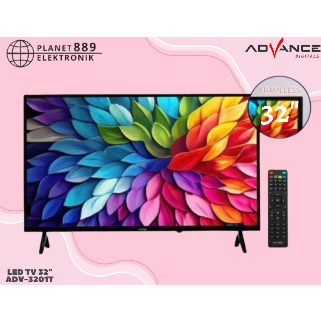 Advance ADV-3201T Televisi Digital LED TV 4K UHD 32 inch
