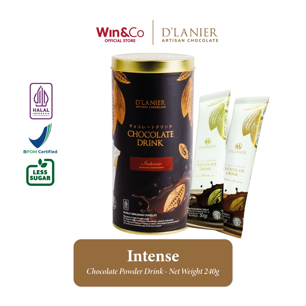 

D'Lanier Chocolate Powder Drink - Intense (8 sachets @ 30 gr)