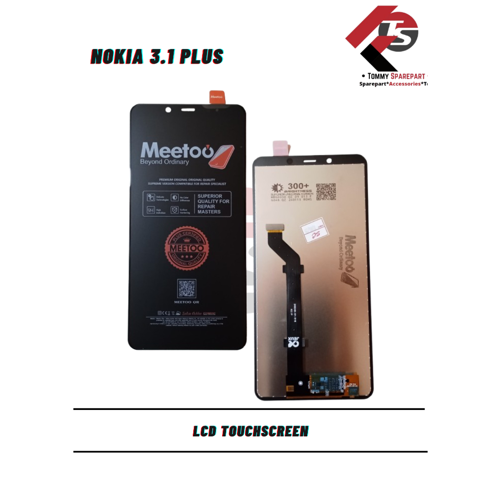Lcd Touchscreen Nokia 3.1 Plus Kualitas Original Meetoo