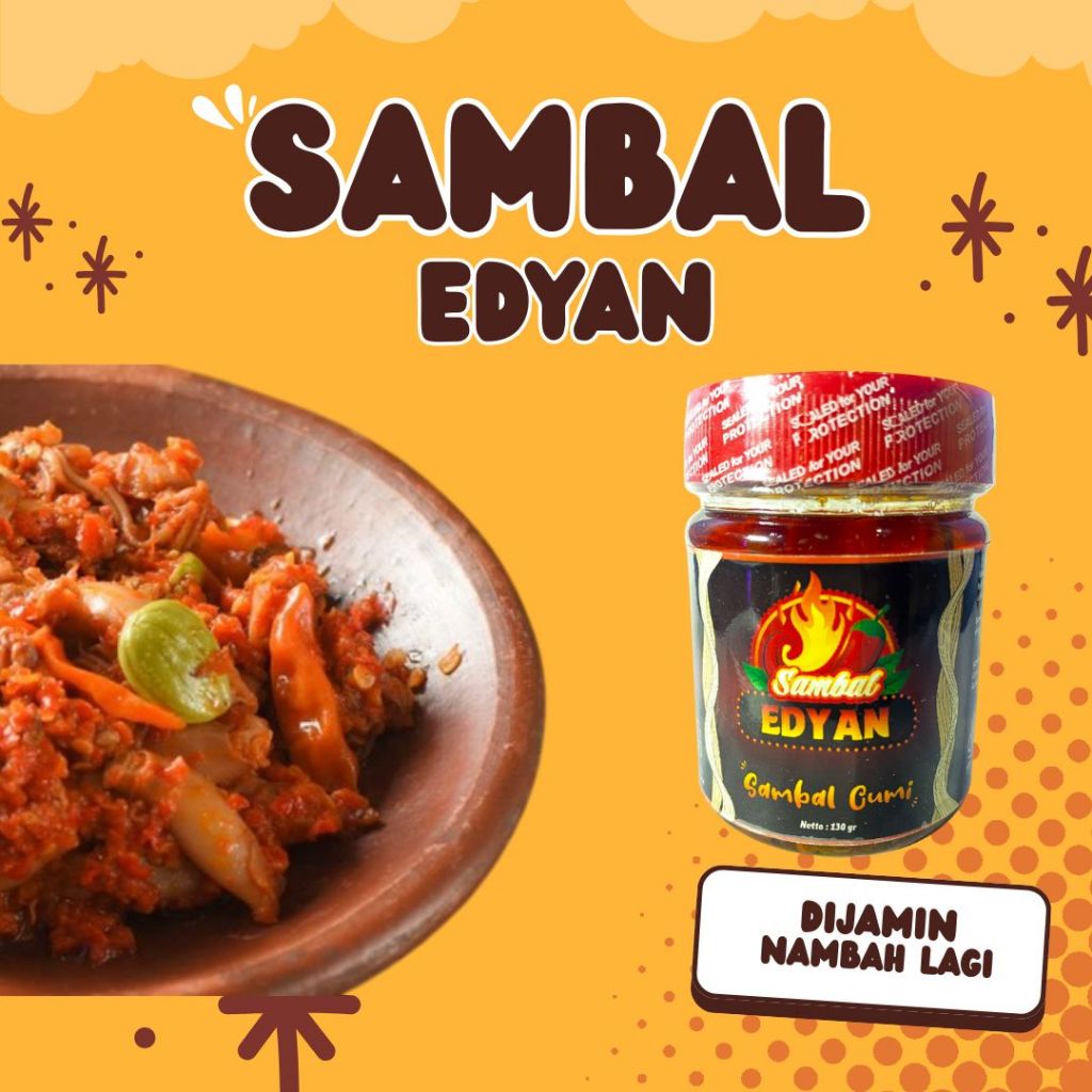 

SAMBAL CUMI/SAMBAL EDYAN 130g