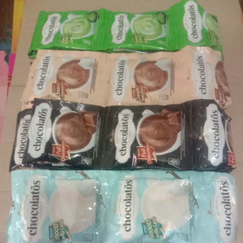 

CHOCOLATOS Drink Renceng 4 varian rasa 1 renceng 10 pcs @26 g