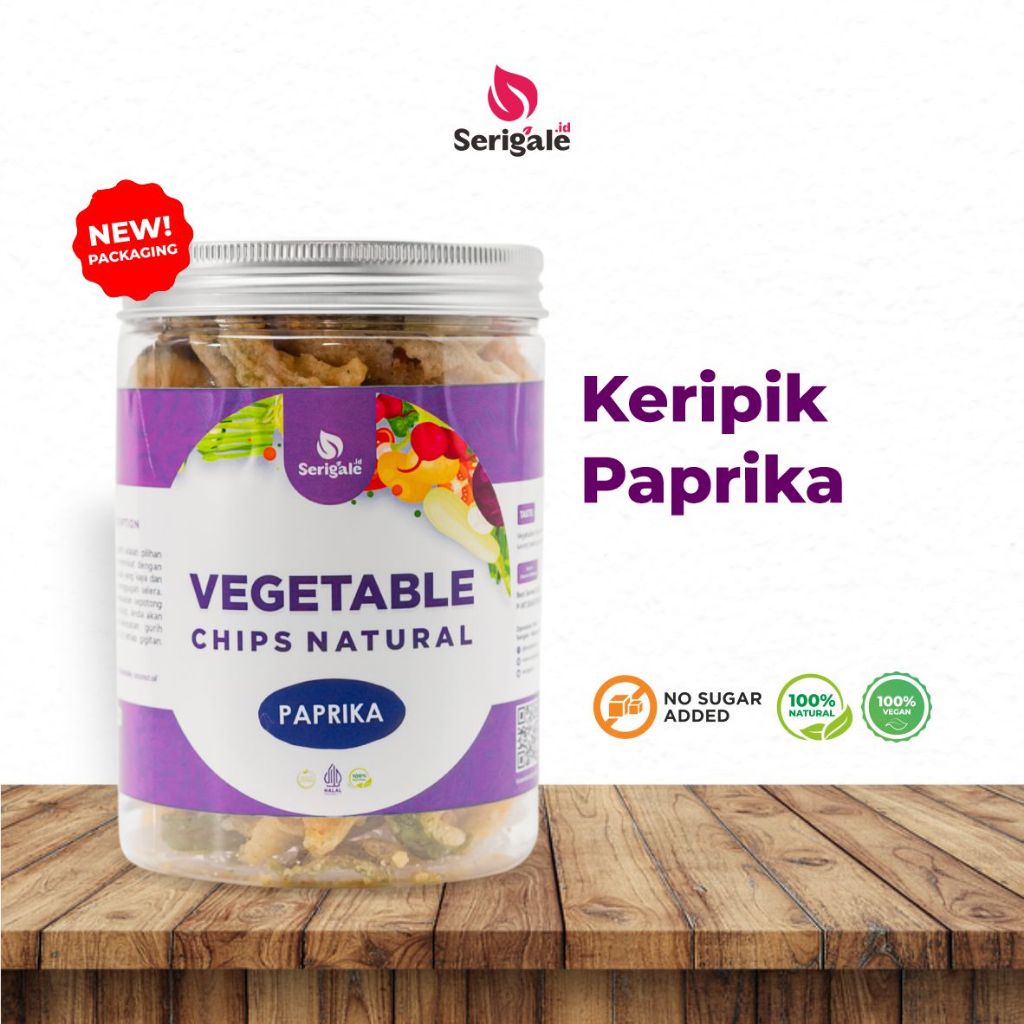 

SERIGALE.ID KERIPIK PAPRIKA PREMIUM KEMASAN BARU 650 ML