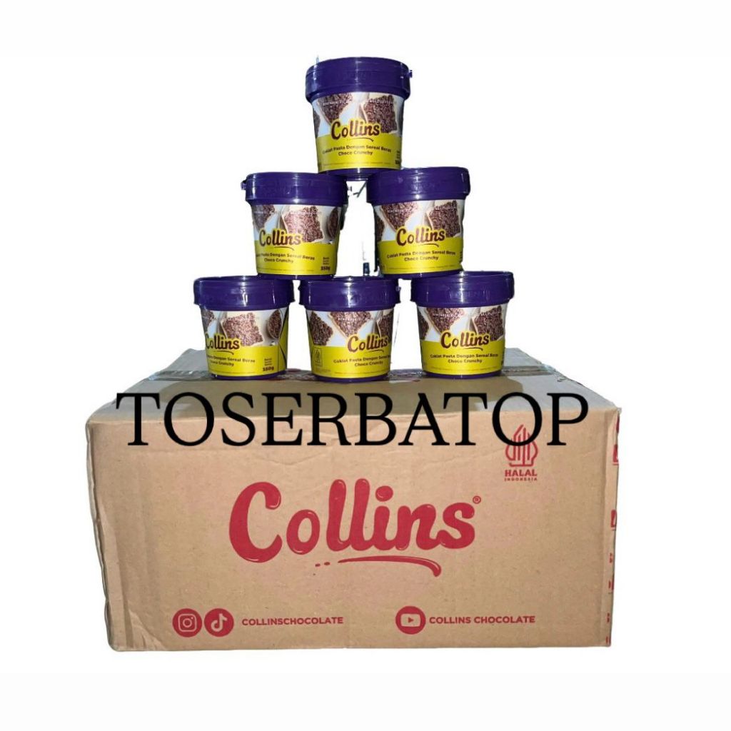 

Collins Choco Crunchy 350gr (isi 24) - KARTON