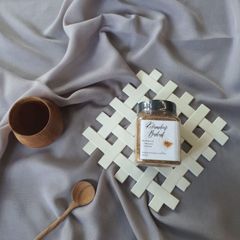 

Ketumbar Hitam Bubuk (100 gram)/Murni/Rempah