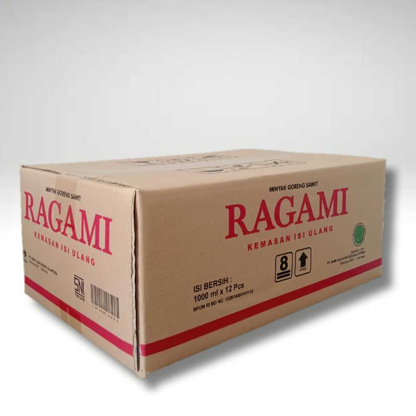 

RAGAMI - Minyak Goreng Sawit Kemasan Cartoon 1 Dus isi 12 Pouch