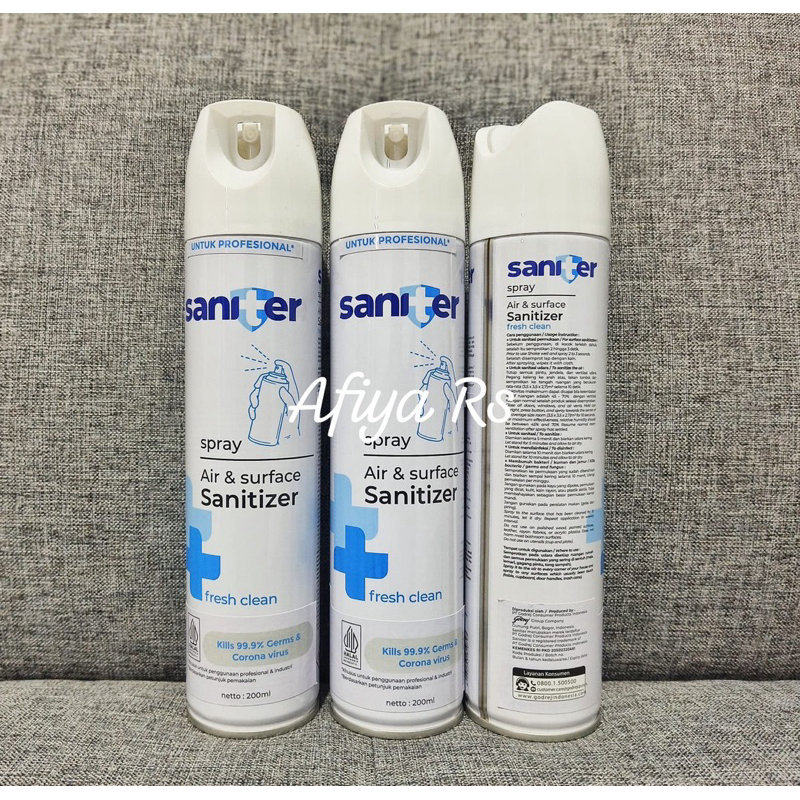 Saniter Spray Disinfektan / Disinfectant Spray 200Ml
