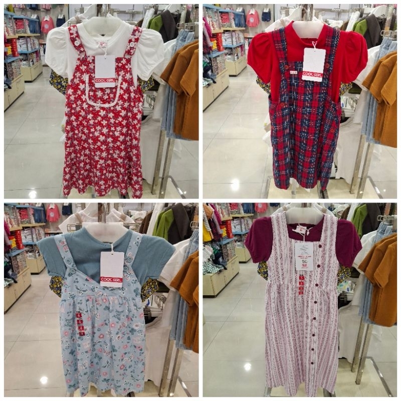 Baju Setelan Overall Anak Perempuan Cool Girl Original