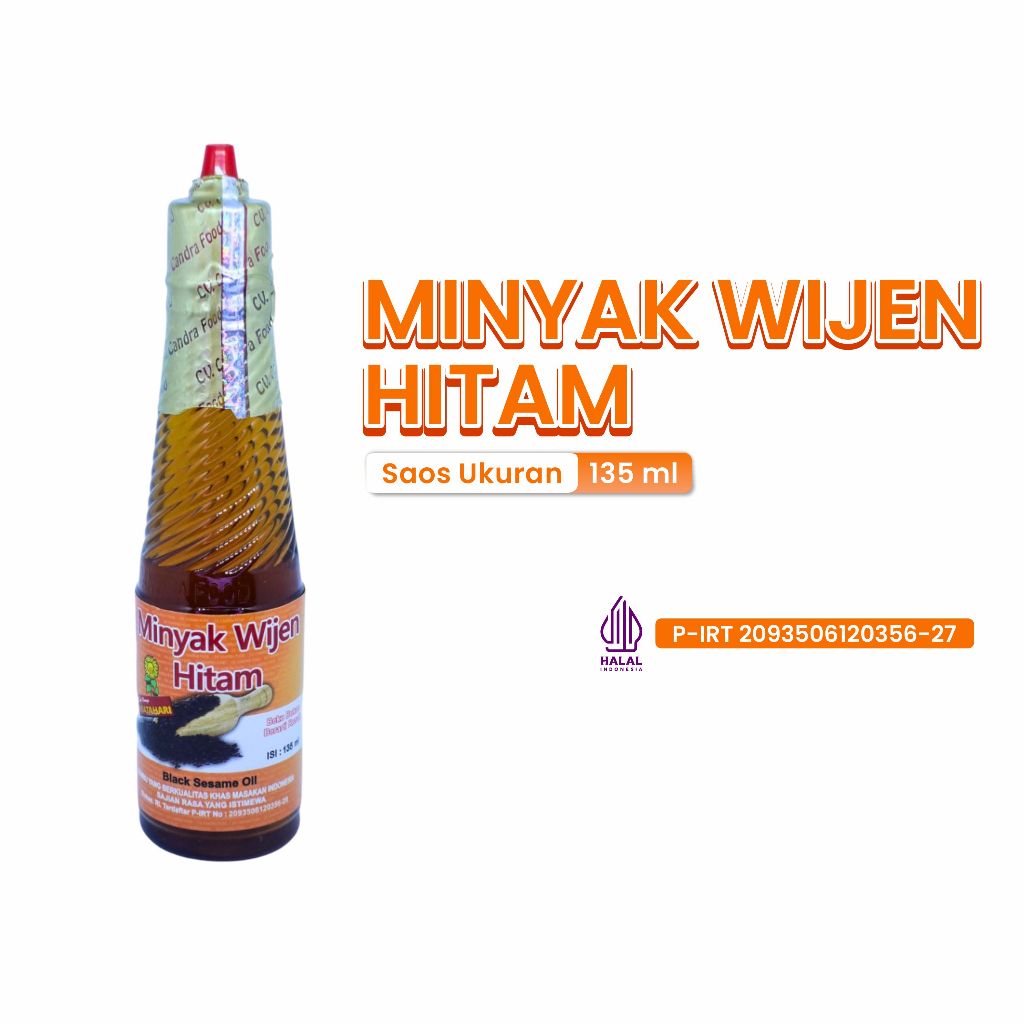 

Minyak Wijen Hitam , Seasoning Oil , Bahan Makanan , Masakan , CAP BUNGA MATAHARI 135ML
