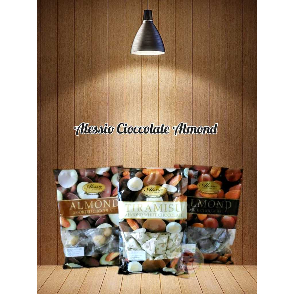 

.Coklat import | Alessio Cioccolato almond chocolate import Malaysia rasa milk choco, bittersweet, tiramisu dark ( ds bgr )