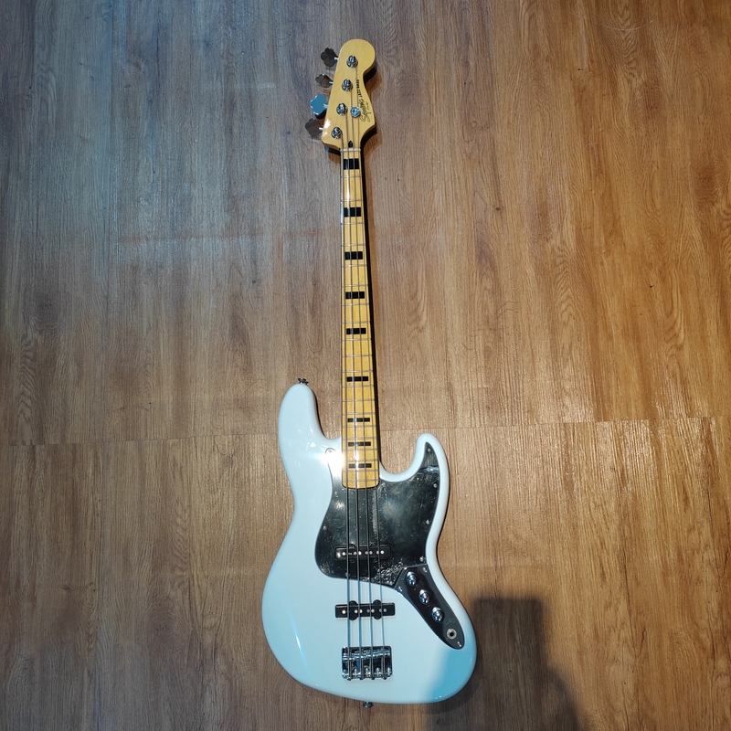 Squier Vintage Modified Jazz Bass 70S White Original