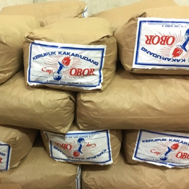 

Kerupuk Kakap Udang Cap Obor 1 Bal isi 5KG | Kerupuk Mentah 5KG Murah Praktis