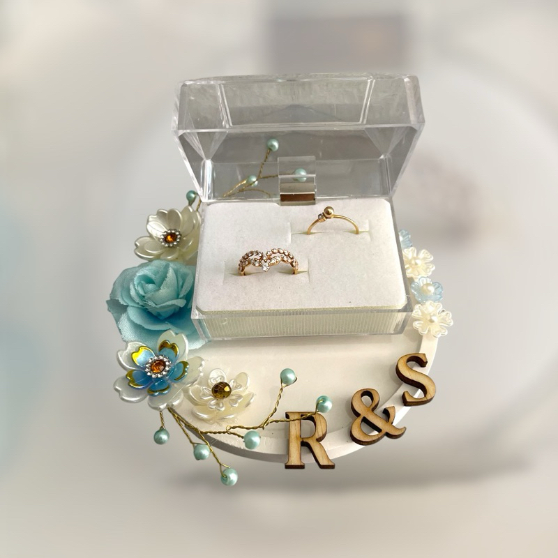Kotak Cincin Custom/Kotak Cincin Lamaran/Kotak Cincin Tunangan/Ring Box Custom/ Ring Box Akrilik