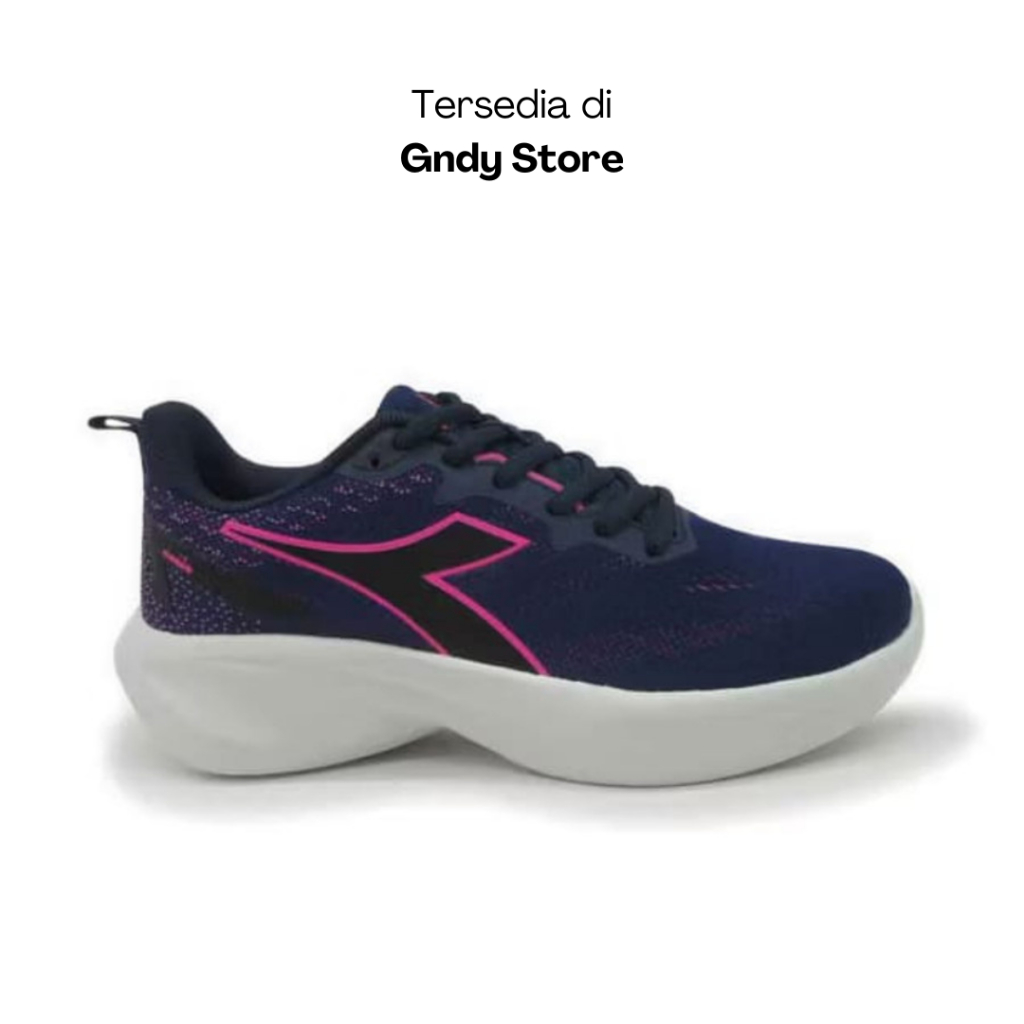 Sepatu Running Lari Wanita Diadora Norflock DIARU241221N Navy Women