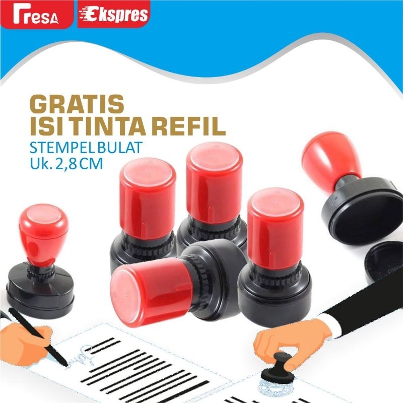 

Stempel Flash/Otomatis Mini 1.6 mm Tinta Custom