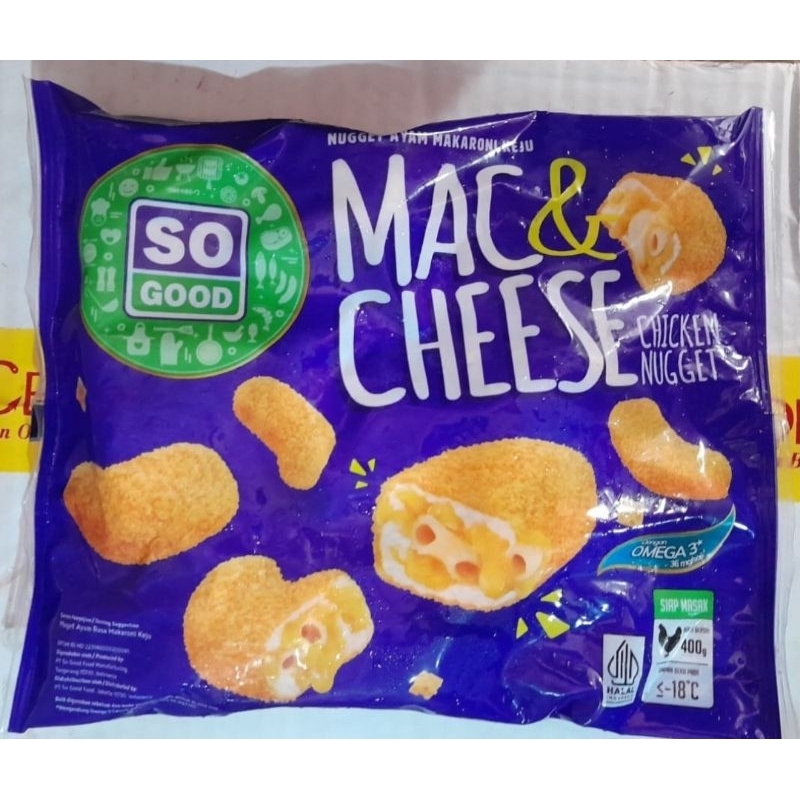 

SO GOOD Chicken Nuget Mac & Cheese 400gr