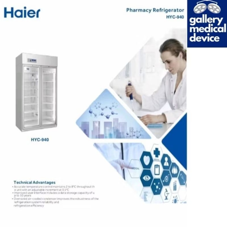 PHARMACY REFRIGERARTOR HAIER HYC-940/KULKAS FARMASI HAIER