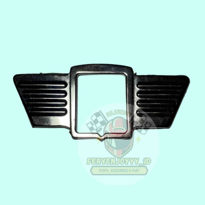 WING SAYAP PLAT VARIASI EMBLEM P/HIDUNG DASI VESPA VBA VBB VNB VGLA/B KONGO SUPER 66 SPRINT S GL