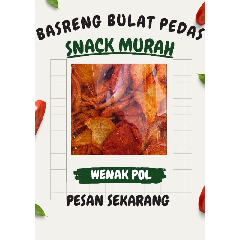 

basreng bulat pedas