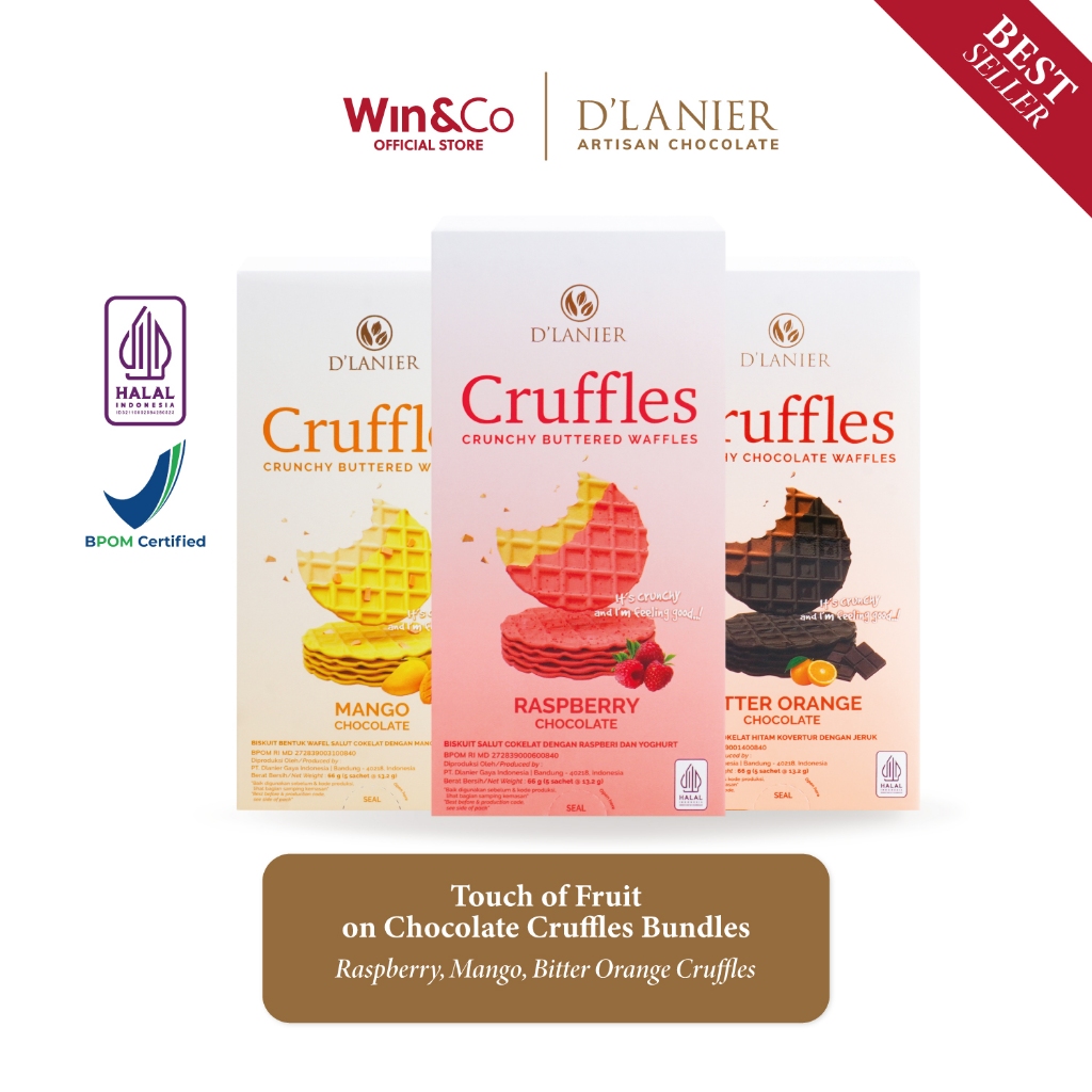 

D'Lanier Touch of Fruit on Chocolate Cruffles Bundles