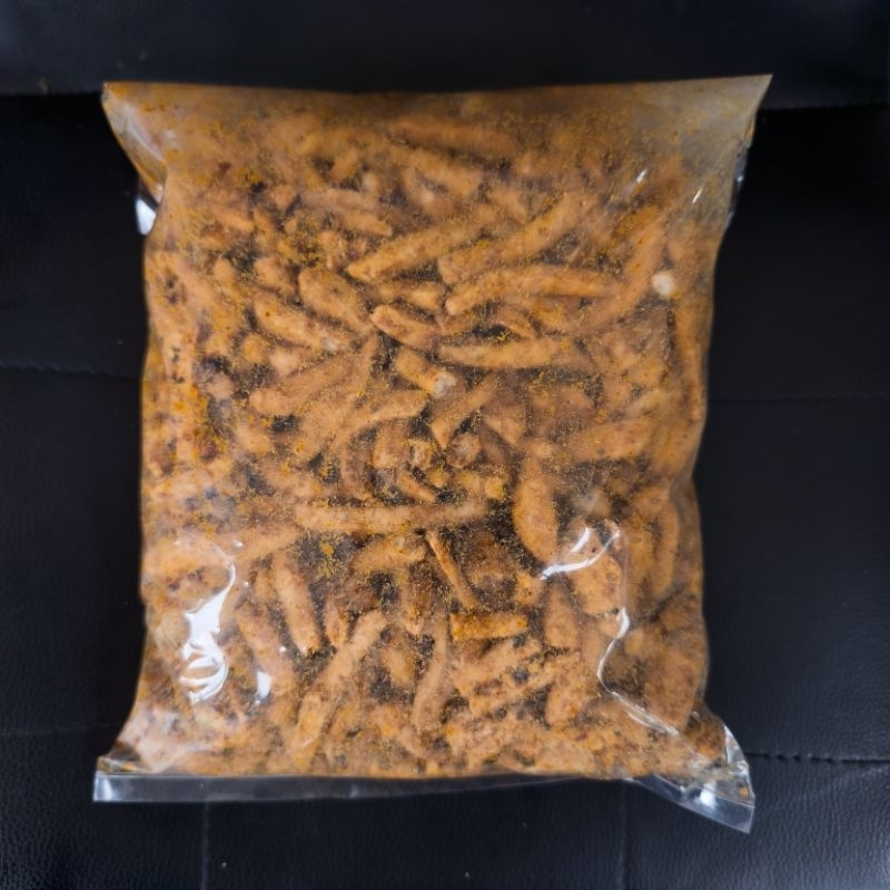 

Basreng (BAKSO GORENG) Stik Pedas Bumbu Rendang Daun Jeruk | Ukuran 1 KG