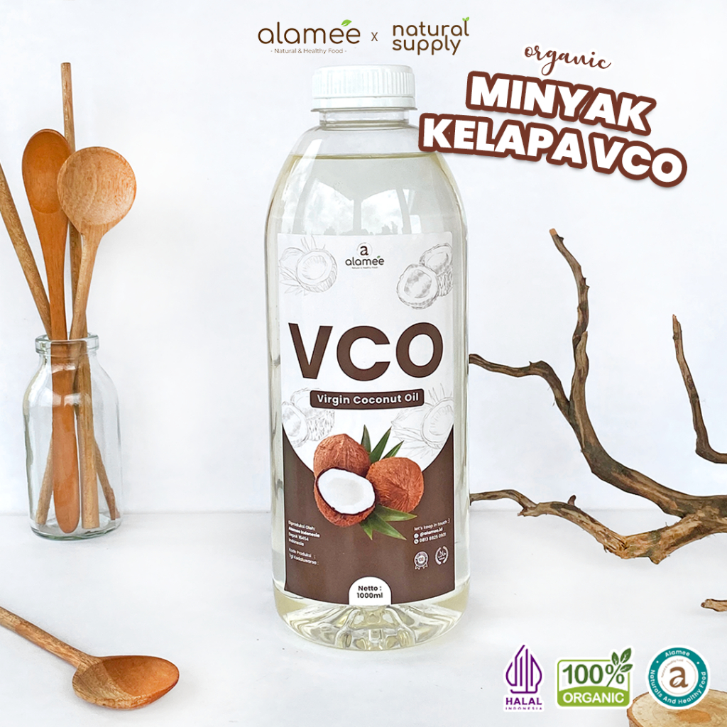 

ALAMEE Virgin Coconut Oil Minyak Kelapa Murni Extra VCO Asli Dapat Diminum Organik Masak Minum