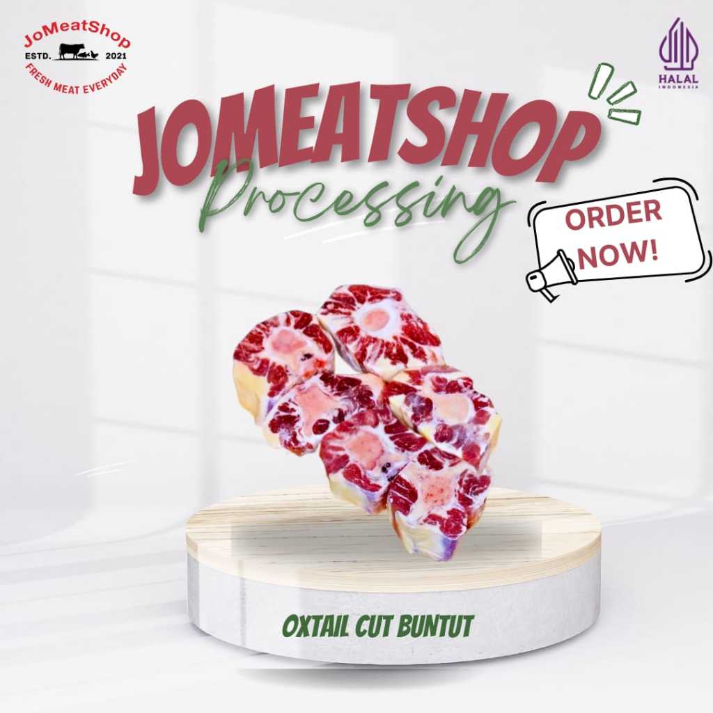 

JomeatShop I Buntut Sapi Import AUS / Oxtail Cutting I 1Kg