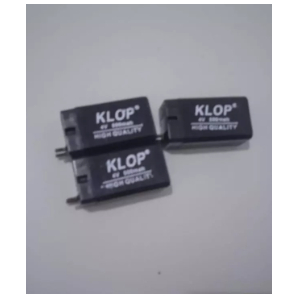 Battery Kipas Portable 500 mAh Baterai Raket Nyamuk Aki 4V Baterai Aki Rechargeable Batrai Petak