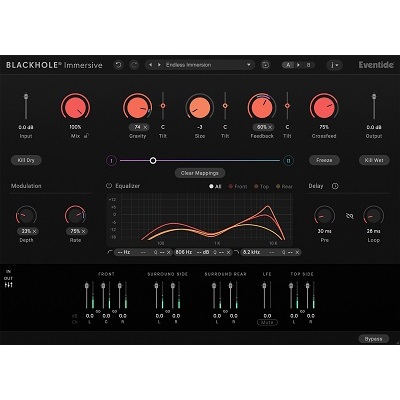 Eventide - Blackhole Immersive - vst Reverb untuk Dolby Atmos & Surround