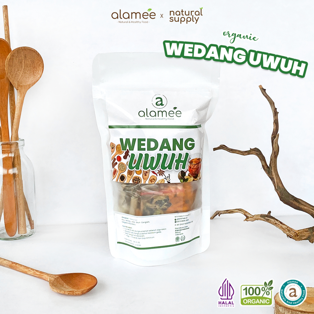 

ALAMEE Wedang Uwuh Komplit Asli Rempah Minuman Herbal Alami Langsung Seduh Lengkap