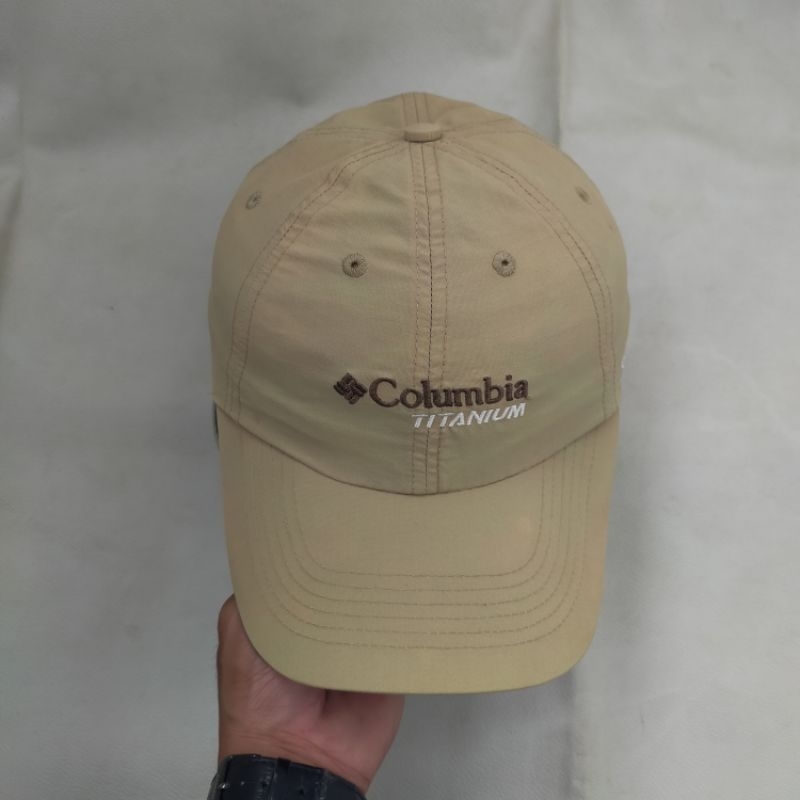 topi cap outdoor columbia titanium second bekas preloved original branded