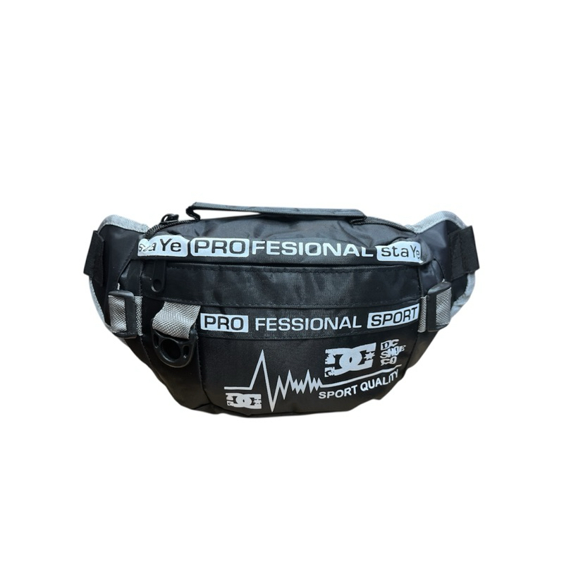 Waistbag Profesional Sport Waterproof Tas Pinggang Sporty Tas Pria Jalan Olah Raga