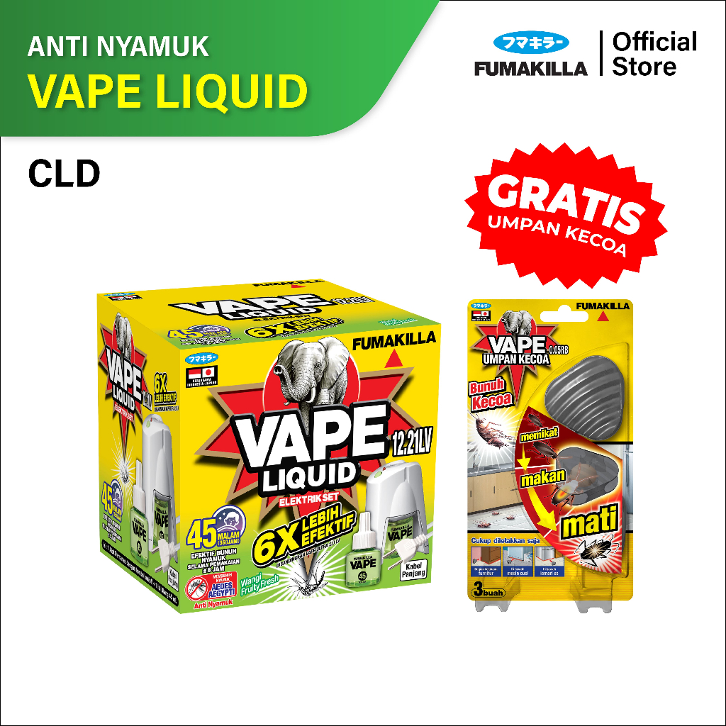 Fumakilla Vape Ultra 45 6X Obat Nyamuk Elektrik 45ml