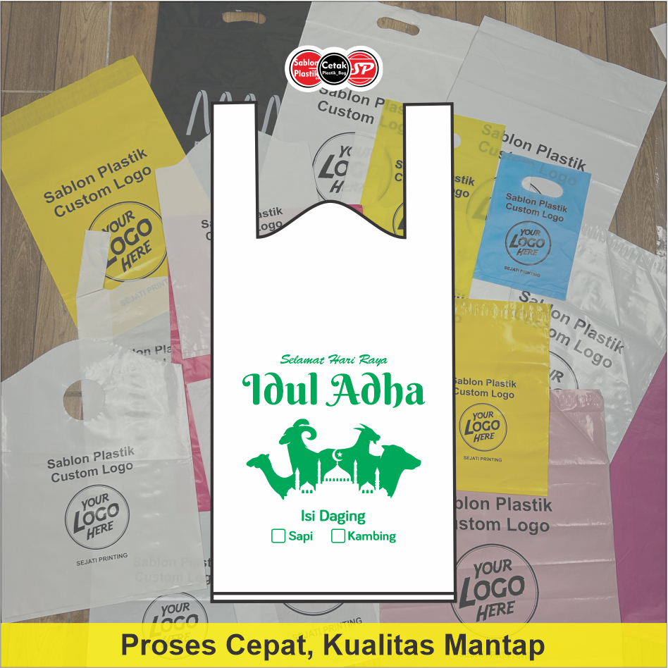 

Isi 50 pcs (20 x 40cm) Kantong Plastik Kresek Daging Qurban, Kantong Plastik Daging Qurban untuk Hari Raya Idul Adha