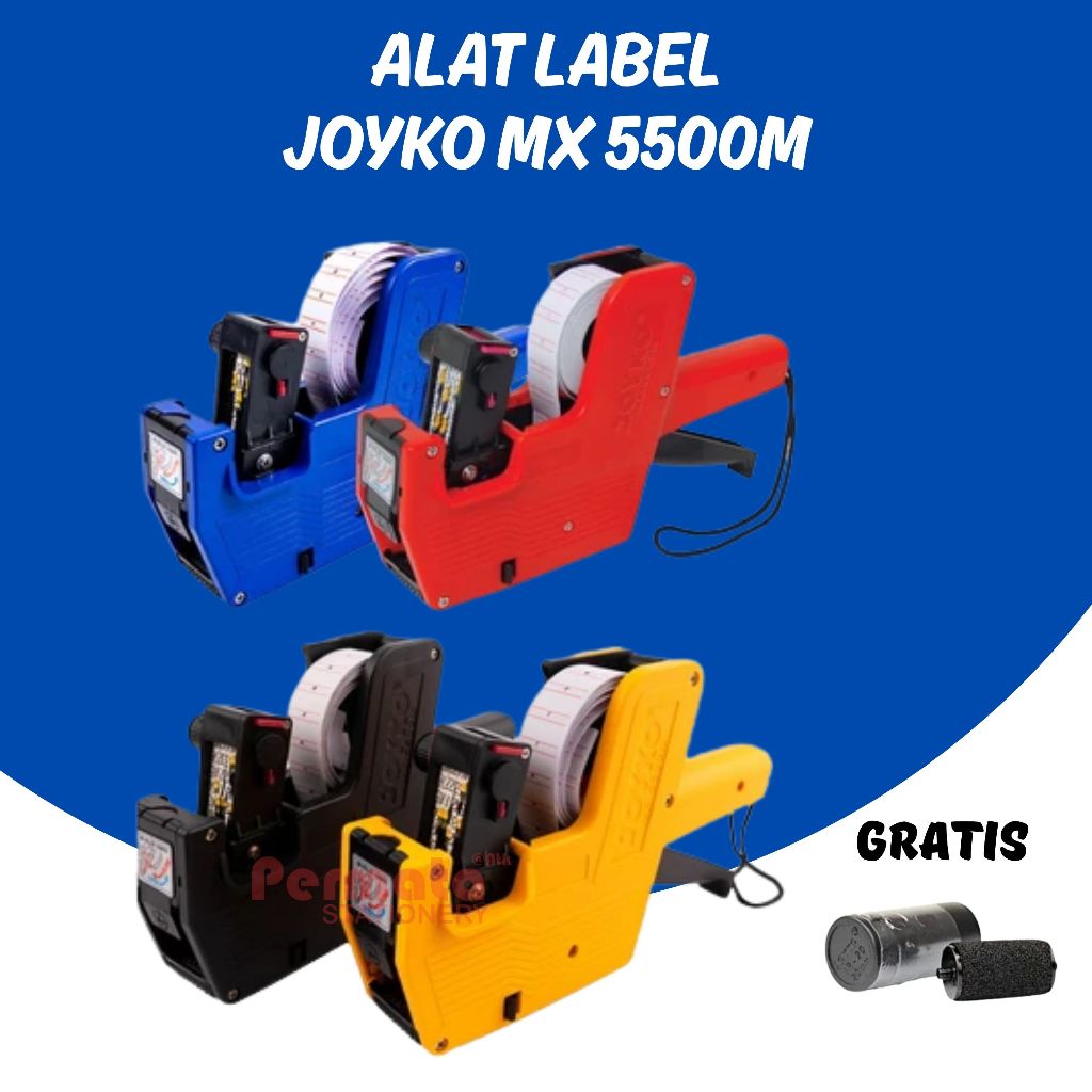 

Labeller Alat Label Harga Joyko MX-5500M 8 Digits 1 Line
