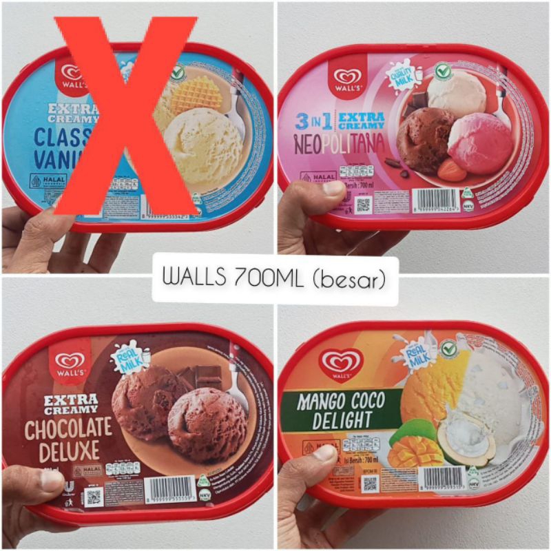 

Ice Cream Wall Cup 700ml PROMO MURAH
