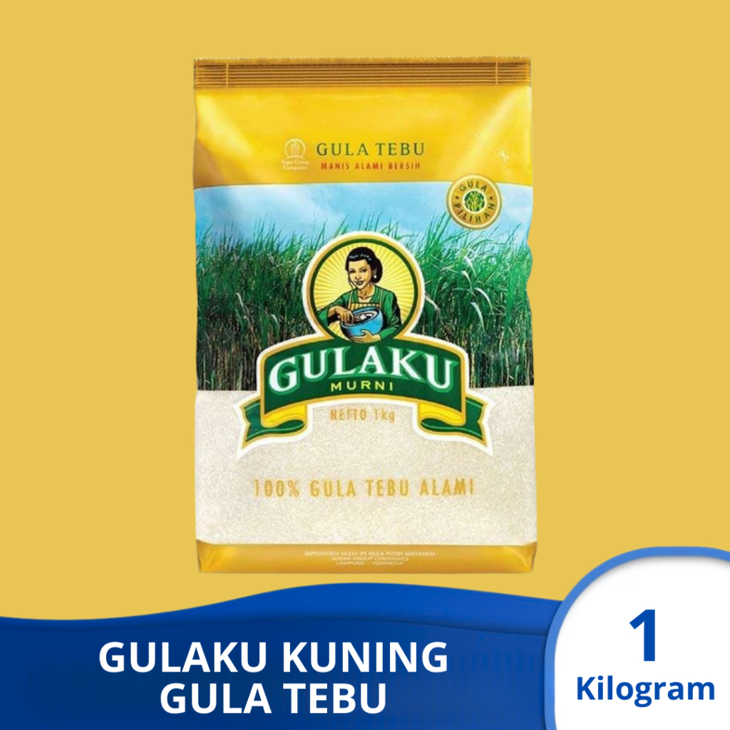

GULAKU KUNING Gula Tebu Murni Kemasan 1 kg