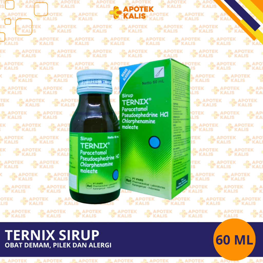 

TERNIX SIRUP FLU RASA JERUK 60 ML