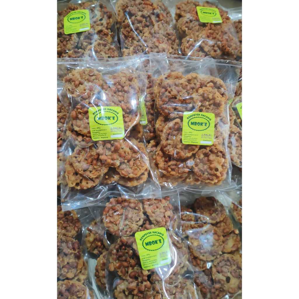 

Peyek kacang koin khas magelang/ peyek kacang mbok'e/ peyek jadul