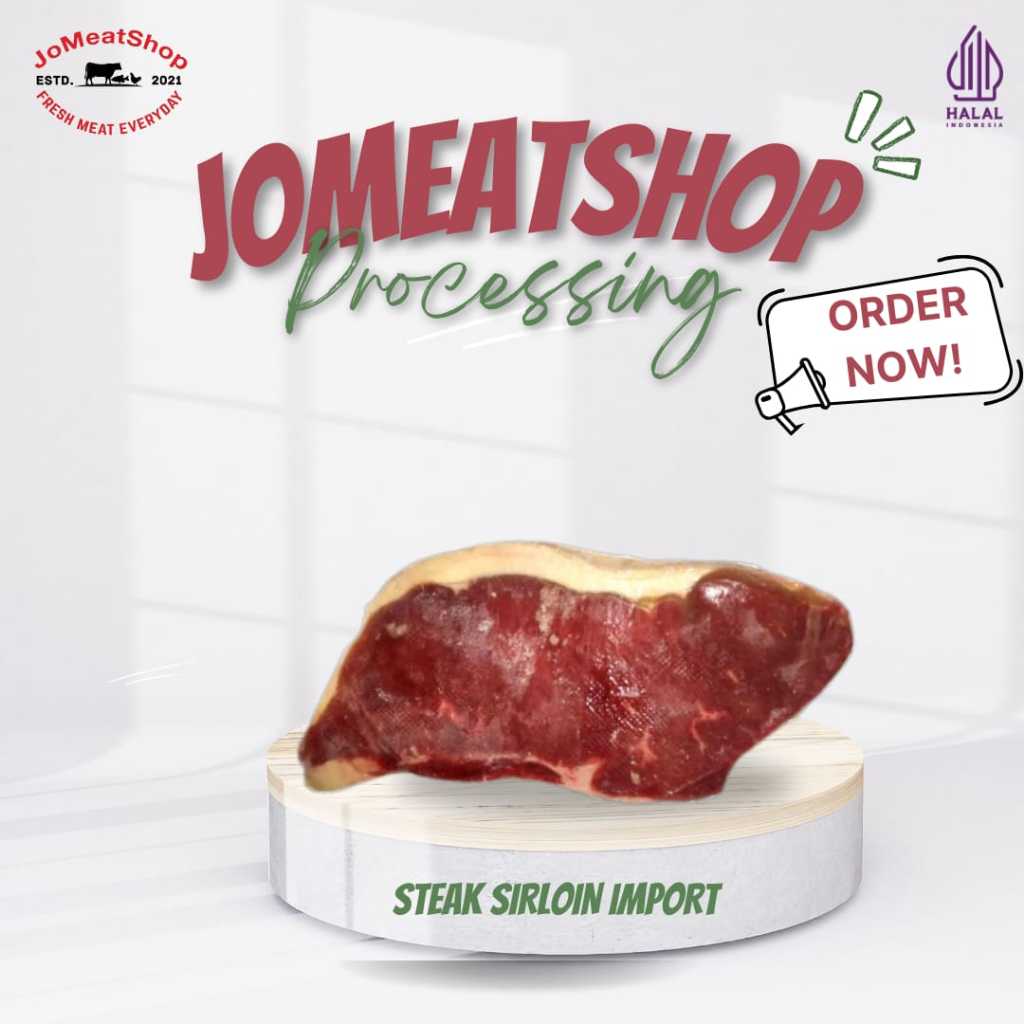 

Daging Sapi Sirloin steak aus 200gr