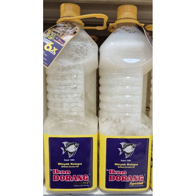 

Minyak Kelapa Special IKAN DORANG Refined Coconut Oil 2000ml - HK, LM.