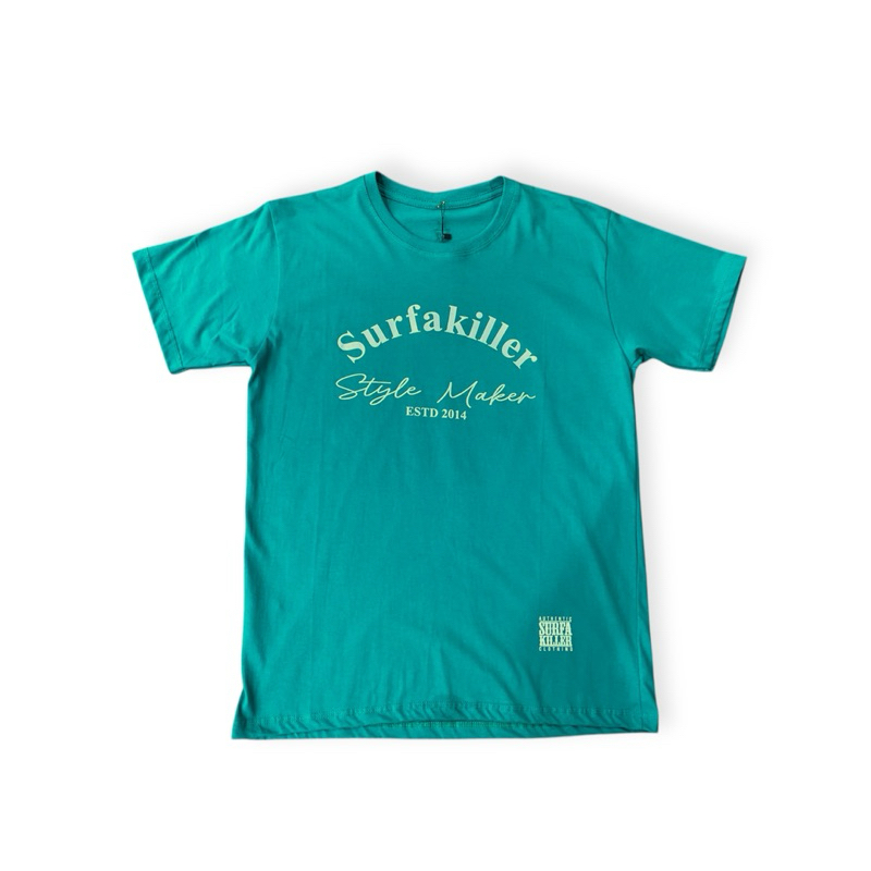 Surfakiller Tshirt Kaos Casual Katun Hijau