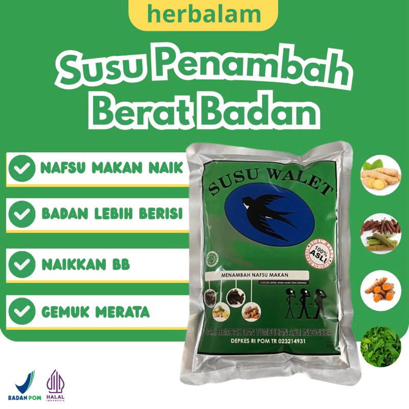 

Susu Walet Original 500gr / Susu Gemuk