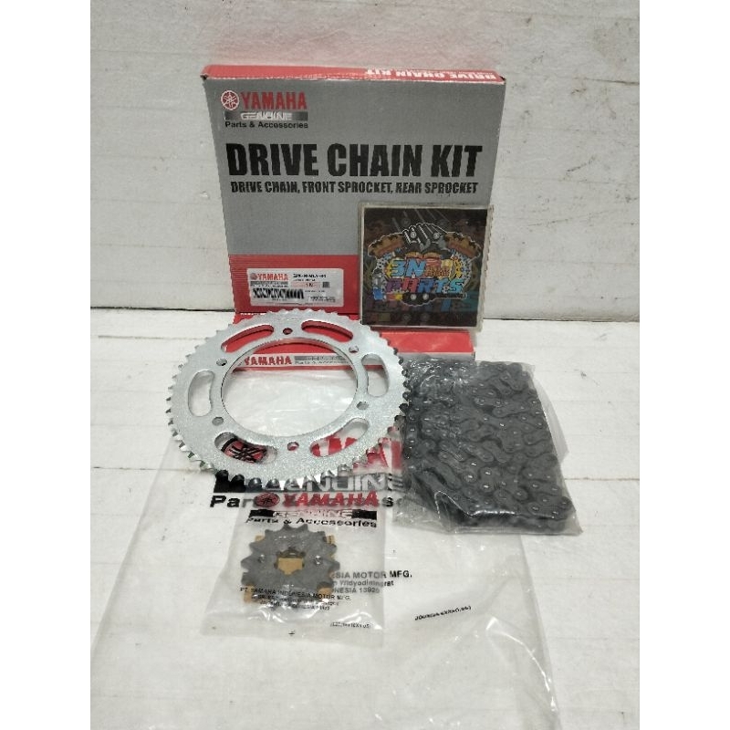 GEAR SET ASSY YAMAHA R15V3 XSR 155 ORI SUNSTAR KODE-2PK BK6