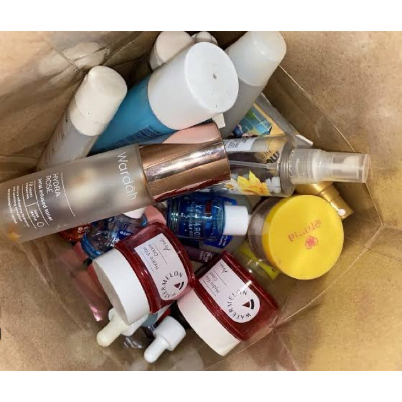 Botol Wadah Kosong Bekas Skincare Rongsok