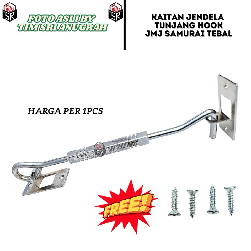 JMJ Hak Angin Kaitan Jendela Tunjang Tebal