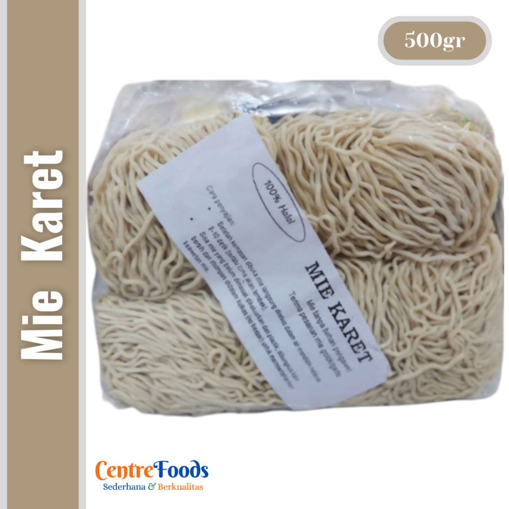 

Mie Ayam Karet - Mie Karet | 500gr [ Harga Per PCS ]