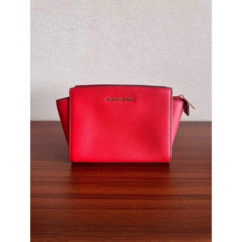 Tas Michael Kors Selma Mini - Merah