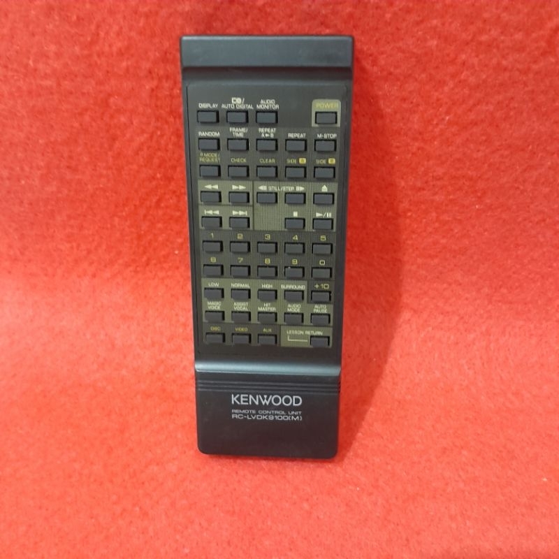 Remote Tape Compo KENWOOD Original Asli . RC - LVDK9100 ( M ) .